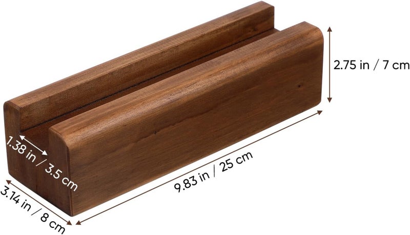 VOSAREA Large Full Length Mirror Stand Wooden Mirror Mount Artwork Display Stand for Home - Image 4