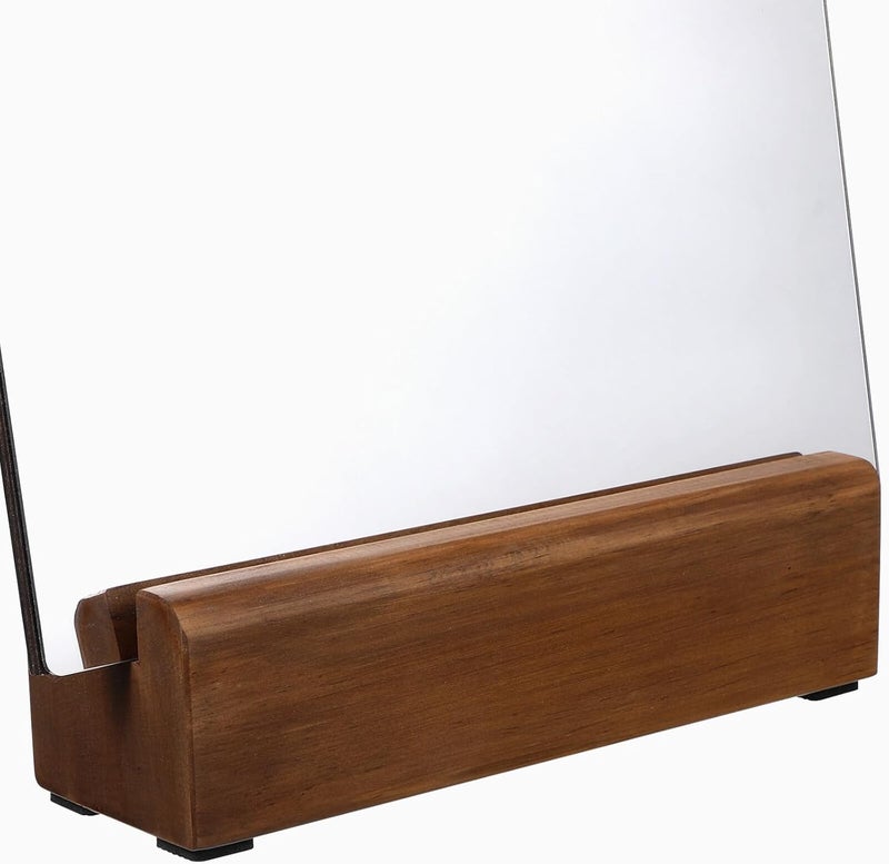 VOSAREA Large Full Length Mirror Stand Wooden Mirror Mount Artwork Display Stand for Home - Image 5