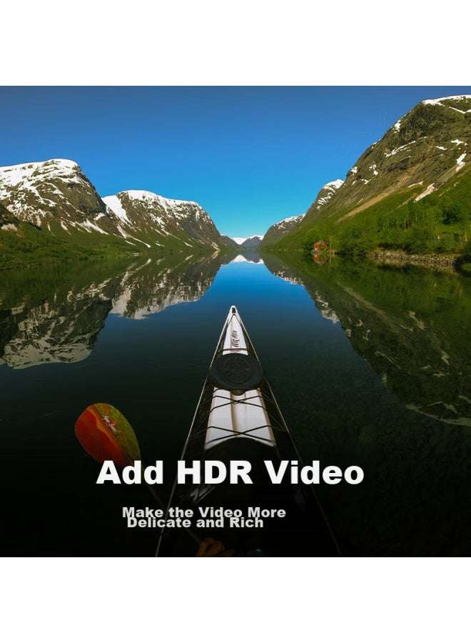 Gopro Hero12 Black Action Camera With Stabilization, Enhanced Battery Life, Waterproof Camera For Vlog, Diving, Skiing, Photography And Videography [camera Only + Enhanced Dual Charger + 128gb] - Image 2