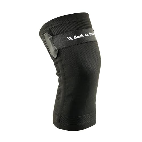 Back on Track Knee Brace with Removable Strap 1110 with Welltex Technology, Black, Small - Image 1