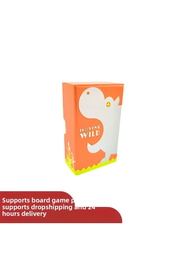 Generic - Wild Migration Moving Wild Chinese And English Complete Collection Happy Party Table Game Oink Series-Color:Wild Migration - Image 1