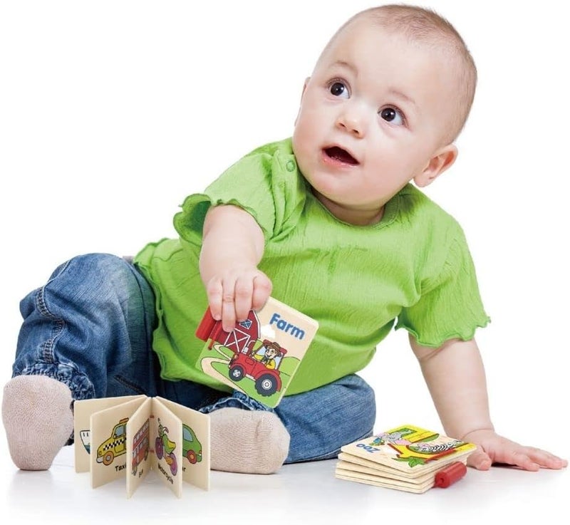 VIGA My First Book - Farm Theme Wooden Toy - Image 4