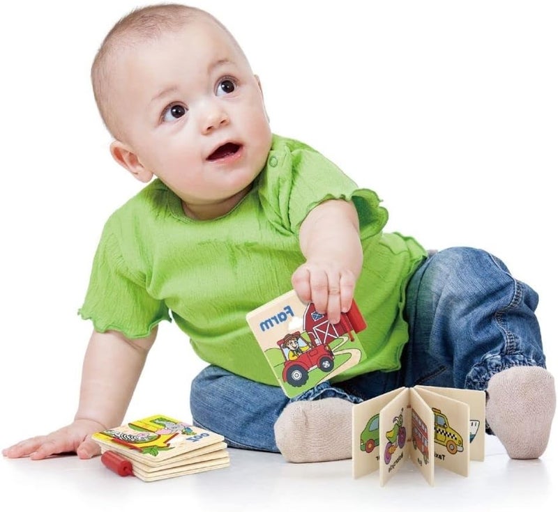 VIGA My First Book - Farm Theme Wooden Toy - Image 5