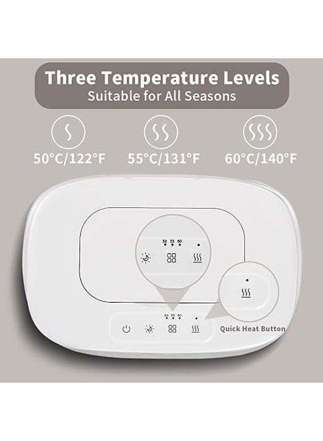 Baby Wipes Warmer with Night Light, Innovative Spring Design, Large Wipes Dispenser, Newborn Wipes Warmer - Image 4