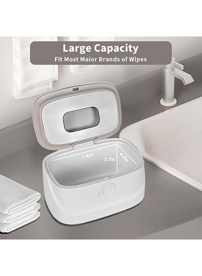 Baby Wipes Warmer with Night Light, Innovative Spring Design, Large Wipes Dispenser, Newborn Wipes Warmer - Image 5