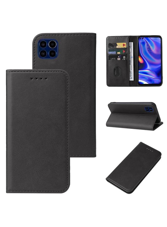 erorex Case For Motorola Moto One 5G UW Magnetic Closure Leather Phone Case - Image 1