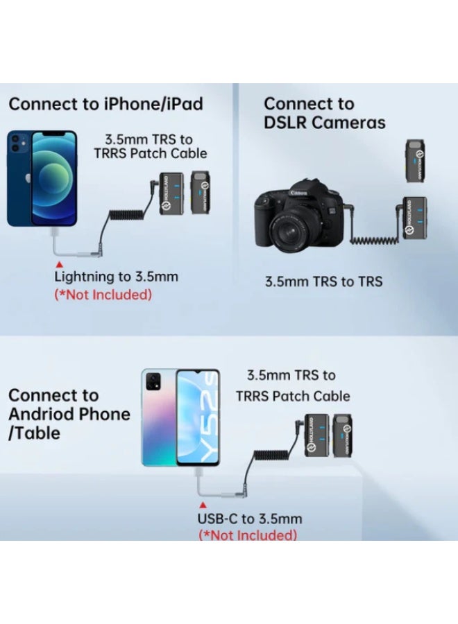 هولي لاند LARK M1 Duo ميكروفون لاسلكي – أسود أنيق (Cool Black) - Image 3