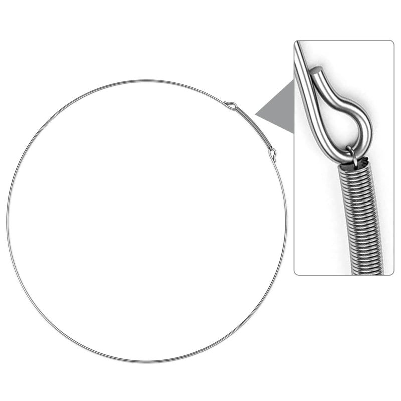 Dinghosen 134527100 Washer Boot Spring Clamp for Frigidaire Electrolux Washer Parts Washing Machine Door Boot Seal Retaining Ring for Frigidaire Washer Parts Prevents Water Leaks Stainless Steel