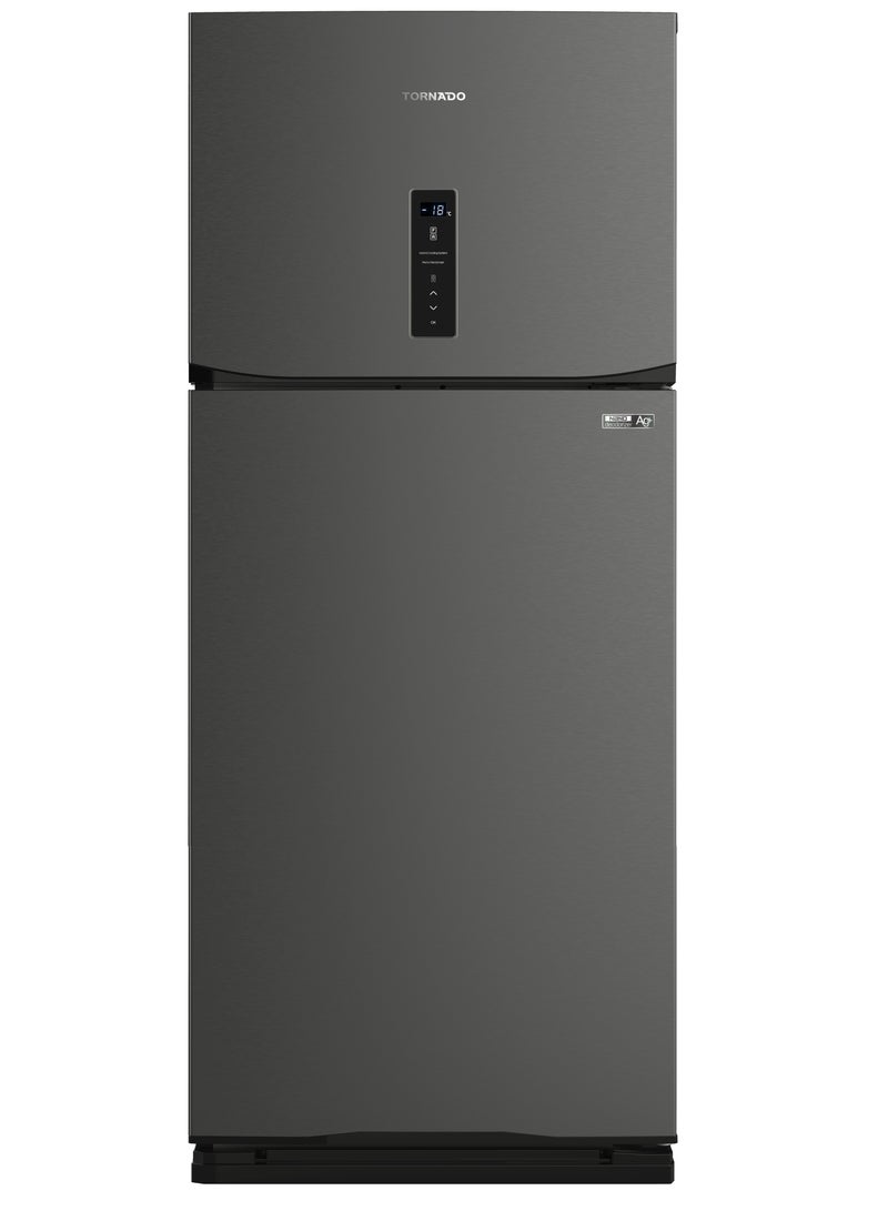 تورنيدو ثلاجة تورنيدو ديجيتال نوفروست 450 لتر استانلس غامق RF-580AT-DST  - Image 1