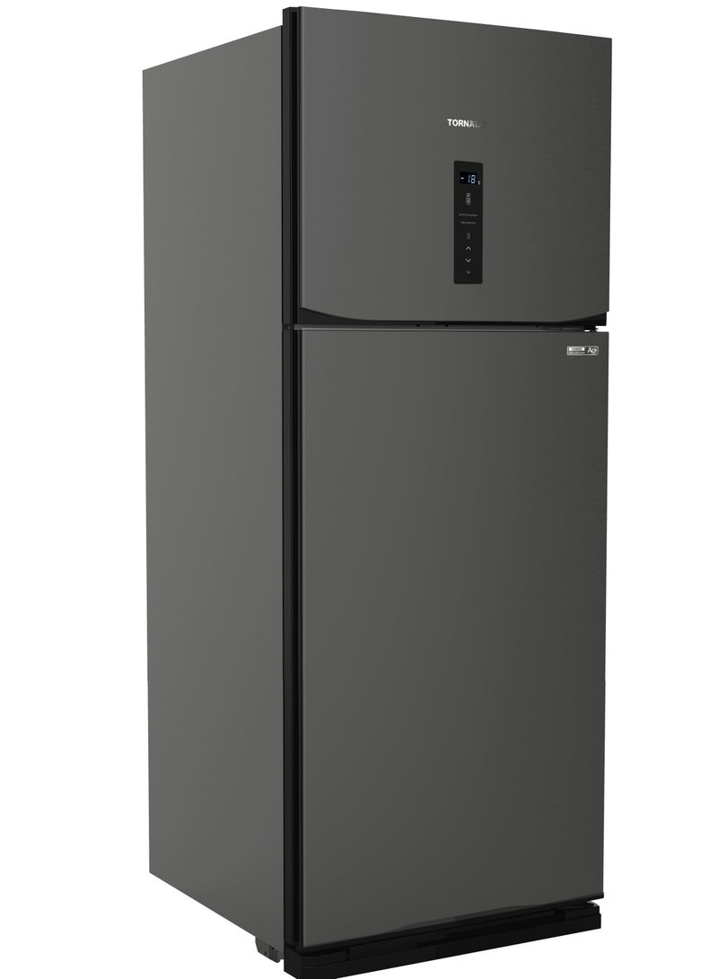 تورنيدو ثلاجة تورنيدو ديجيتال نوفروست 450 لتر استانلس غامق RF-580AT-DST  - Image 3