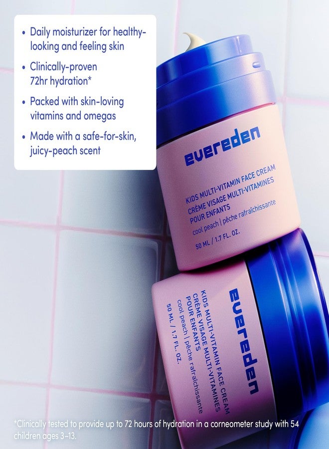 إيفردين كريم وجه للأطفال من إيفريدن: عصير البطيخ، 1.7 أونصة | لوشن للوجه | مرطب وجه نظيف وغير سام | عناية متعددة الفيتامينات لبشرة الأطفال - Image 2