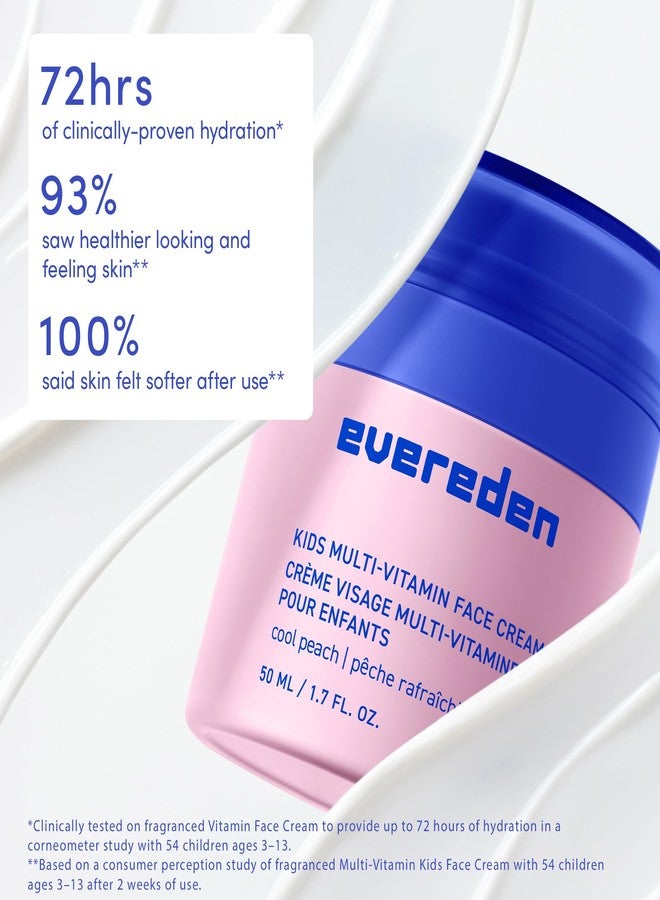 إيفردين كريم وجه للأطفال من إيفريدن: عصير البطيخ، 1.7 أونصة | لوشن للوجه | مرطب وجه نظيف وغير سام | عناية متعددة الفيتامينات لبشرة الأطفال - Image 3