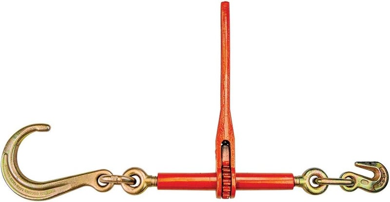 VULCAN Ratchet Binder with Towing J Hook - 5,400 Pound Safe Working Load (Works with 5/16 Inch or 3/8 Inch Chain) - Image 2