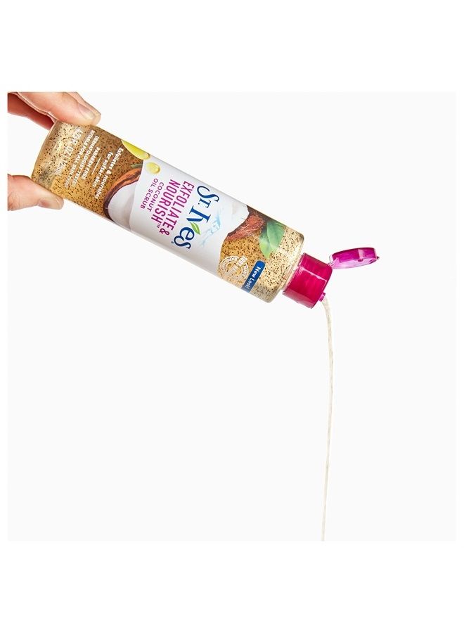 ST. Ives Exfoliate & Nourish Facial Oil Scrub, Coconut 4.23 oz - Image 3