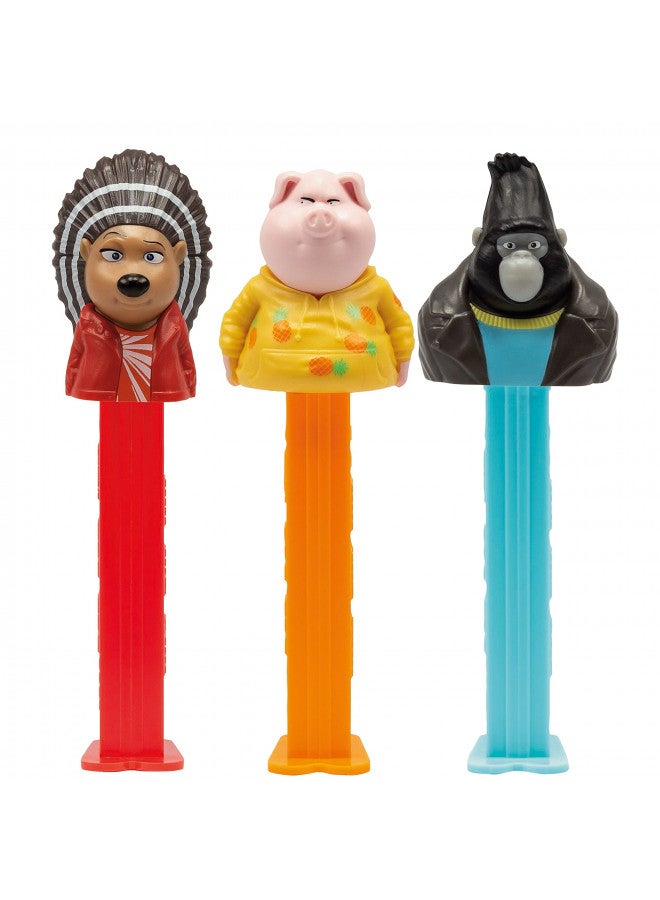 PEZ حلوى بيز سينغ 2 موزعات، مغلفة بشكل فردي كل منها مع حبتين من الحلوى، 1.15 رطل، فواكه متنوعة، 12 قطعة - Image 3