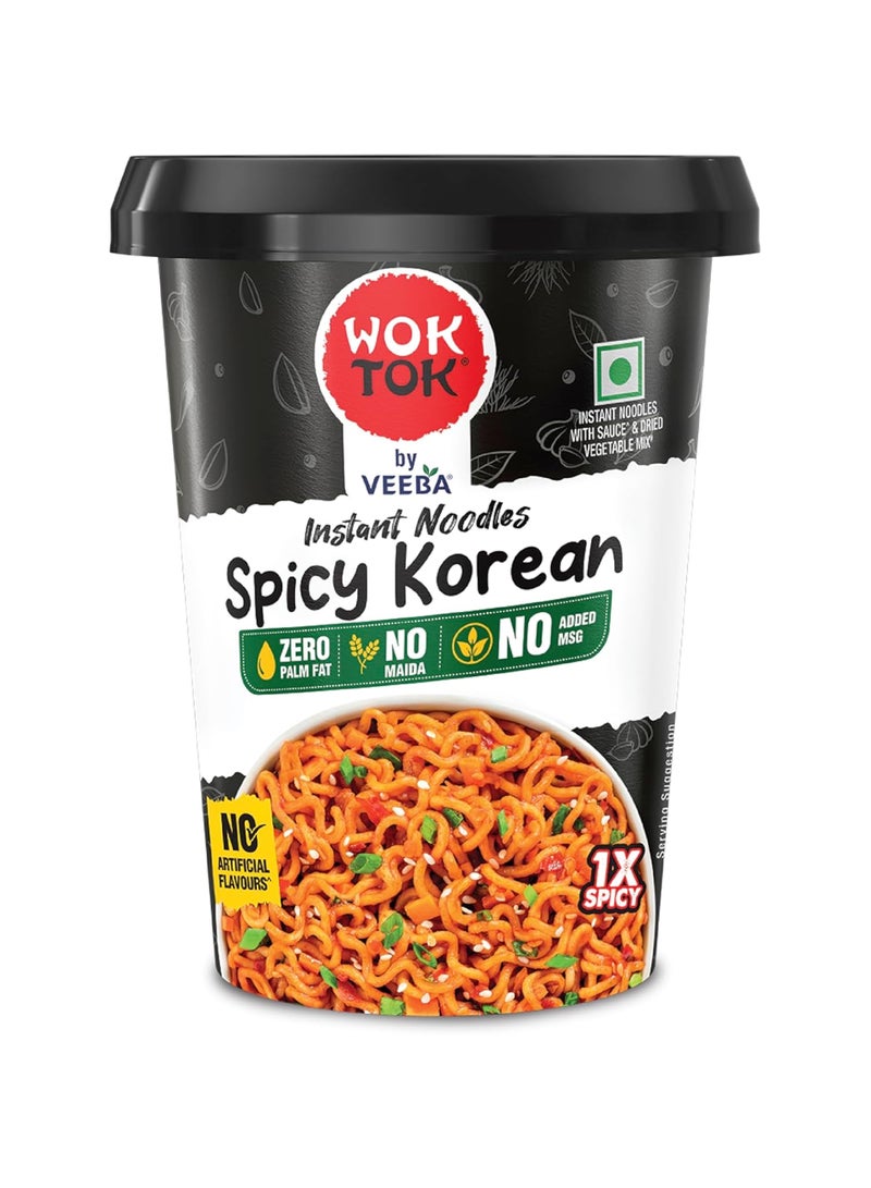 Veeba Wok Tok Instant Noodles Spicy Korean 92.5g  - Image 1