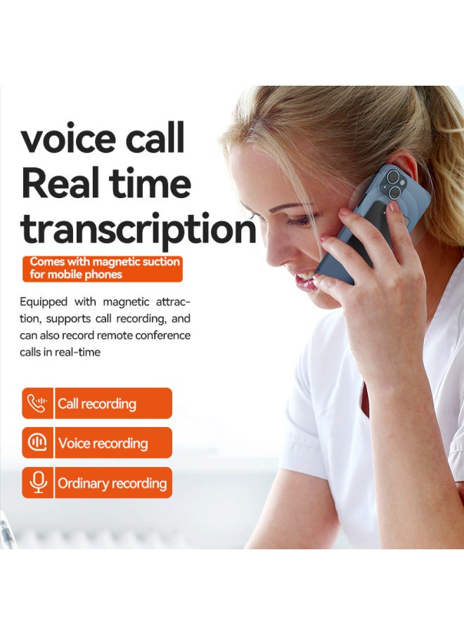 Generic - A3 AI Recorder ChatGPT Intelligent Transfer Voice Call Real-time Transcription Of A Generation Of Unlimited Procurement-Color:English A3 (v-shaped Vertical Pattern)--app Supports Chatgpt-4o Transcription) For Ad Hoc Orders-Capacity:8GB - Image 1