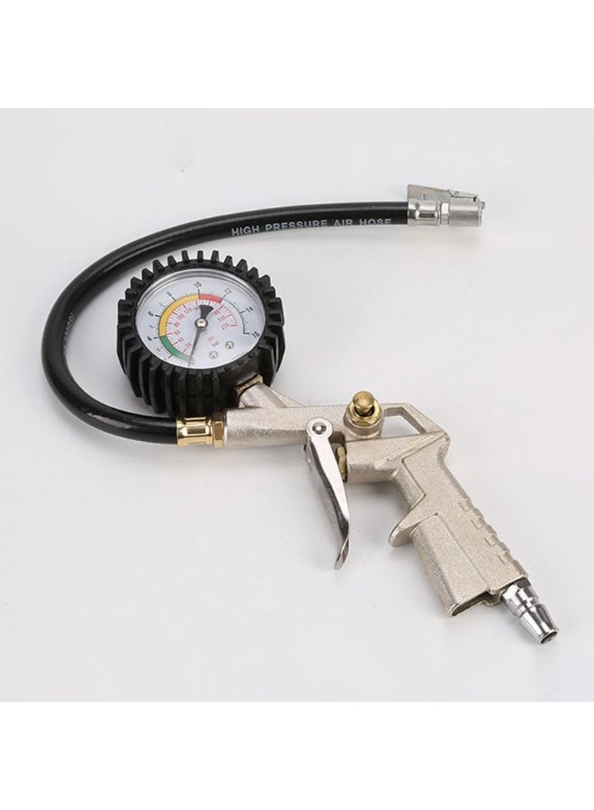 ECVV Tire Pressure Gauge Digital Tyre Pressure Gauge - Multifunctional Air Pressure Monitor - Tire Refill Meter for Cars Motorcycles Offroad Vehicles & Bikes - Image 4
