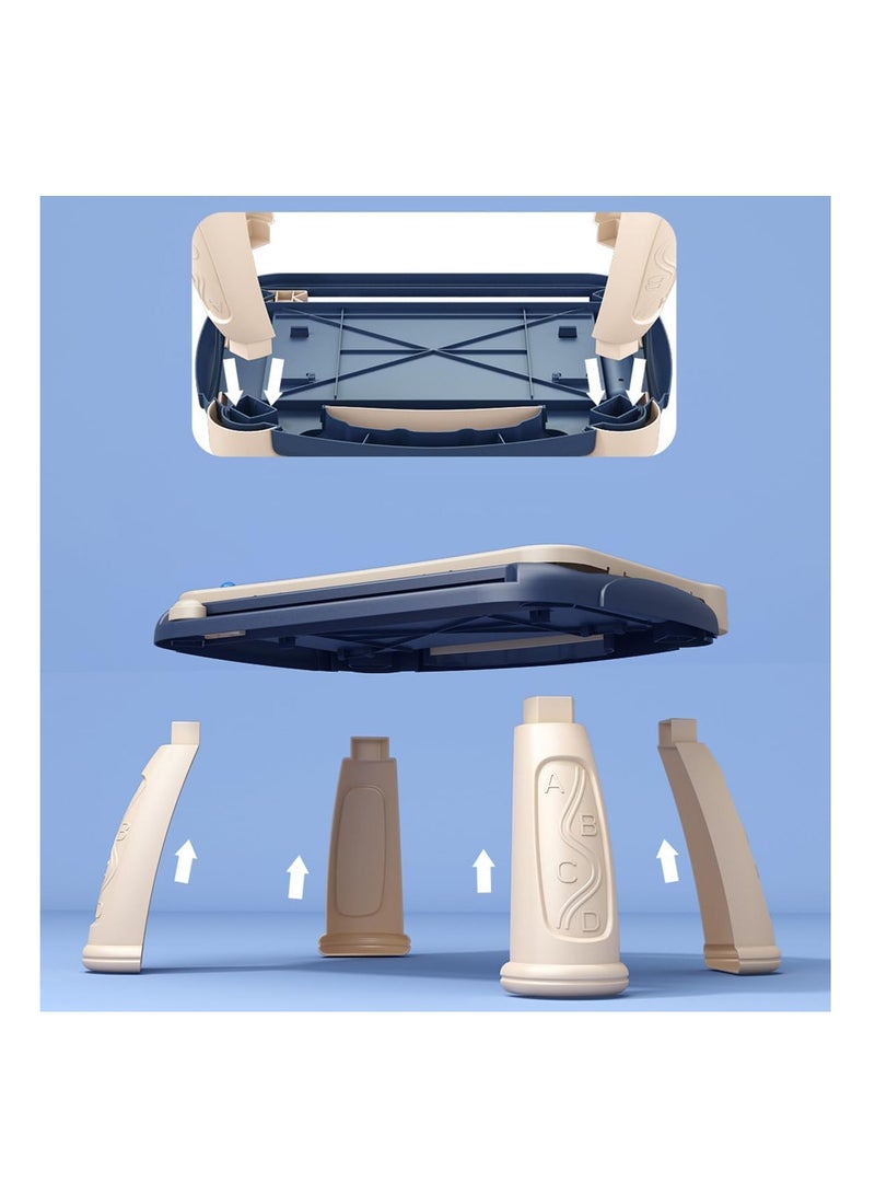 إي سي في في مجموعة لوحة الرسم المغناطيسية السحرية ECVV - سهلة المسح وإعادة الاستخدام، تشجع الإبداع والتعلم، لعبة تعليمية مثالية للأطفال (L-وردي) - Image 5