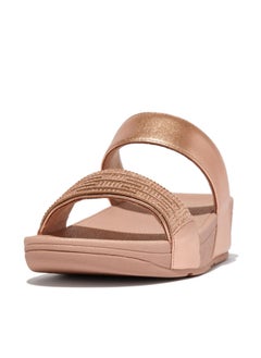 FitFlop Fitflop Ladies Lulu Lazercrystal Slide EU2-323 Rose Gold  - Image 3