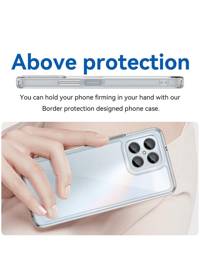 S-TOP Case For Honor X6S Colorful Series Acrylic Hybrid TPU Phone Case - Image 4