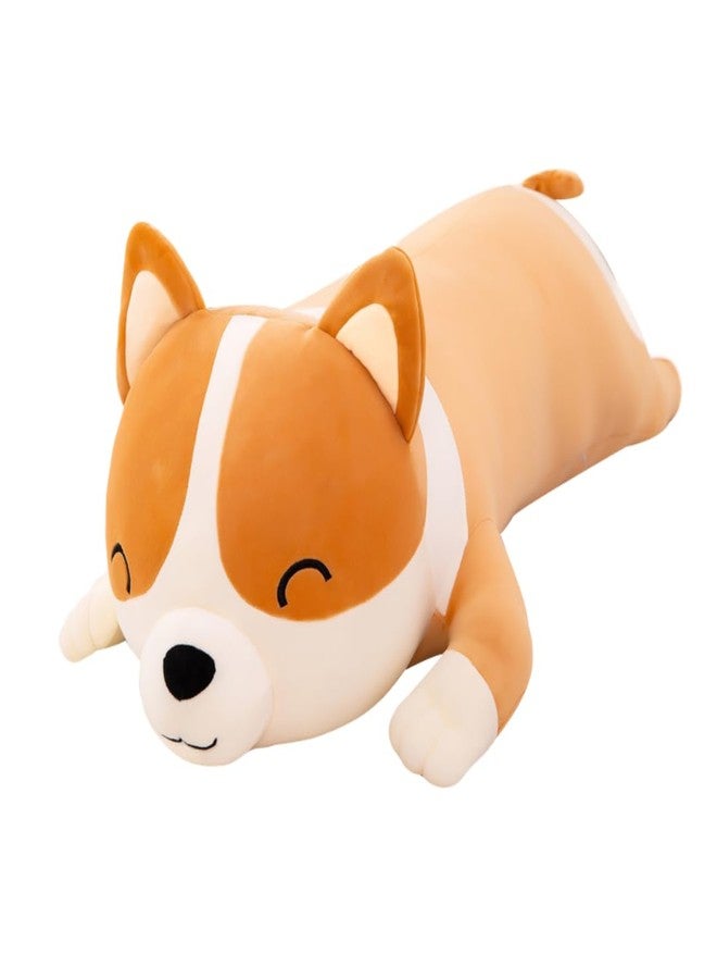 TechMax Solution Large Cute Sleeping Dog Plush Pillow Kawaii Puppy Stuffed Animal Long Soft Plush Toy for Kids - Image 1