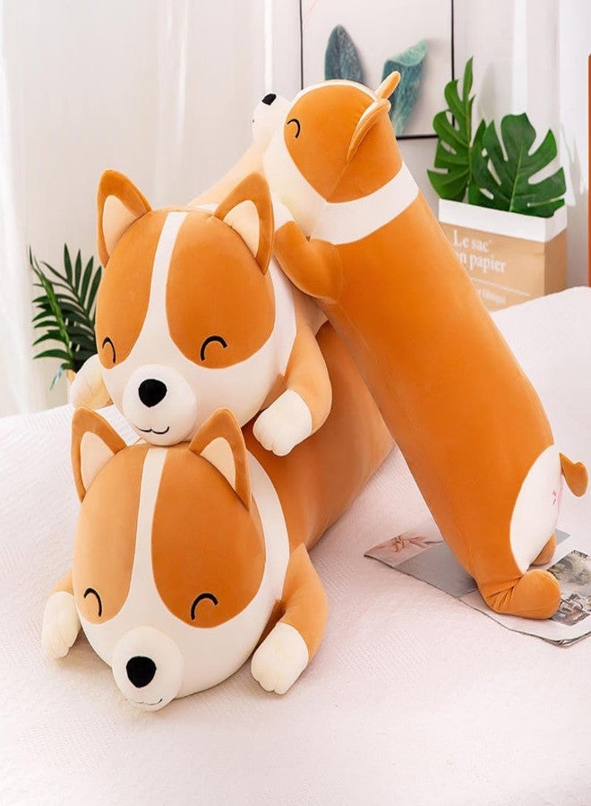 TechMax Solution Large Cute Sleeping Dog Plush Pillow Kawaii Puppy Stuffed Animal Long Soft Plush Toy for Kids - Image 3