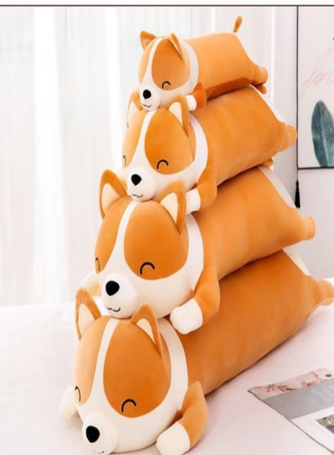TechMax Solution Large Cute Sleeping Dog Plush Pillow Kawaii Puppy Stuffed Animal Long Soft Plush Toy for Kids - Image 2