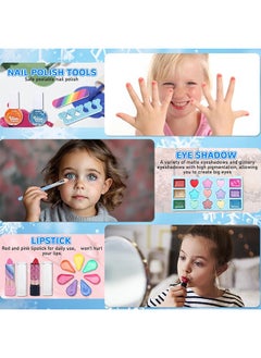 Kids Makeup Set for Girls, 46 Pcs Washable Real Makeup Girls Toys, Non-Toxic Frozen Toys Toddler Makeup Kit, Girls Princess Dress Up Play Make Up Toys, Birthday Gift for Kids Aged 3-12 - pzsku/Z5B411B78FC11BADBCB95Z/45/_/1739697992/043100fa-3d2b-4396-8a23-2950040698df