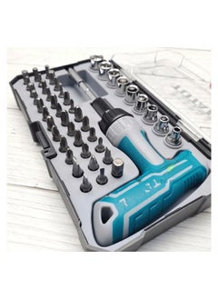 TOTAL T0TAL 47 Pcs T Handle Wrench Screwdriver Set Professional Repair Tools Set Chromium vanadium steel TACSD30476  - Image 2