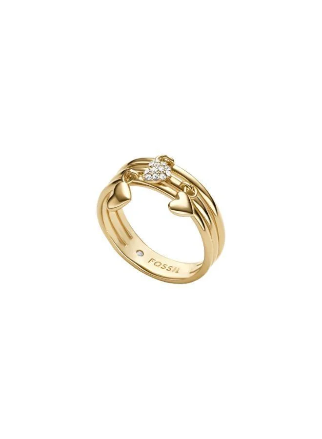 FOSSIL JA7304710 Base Metal Jewelry with Cubic Zirconia