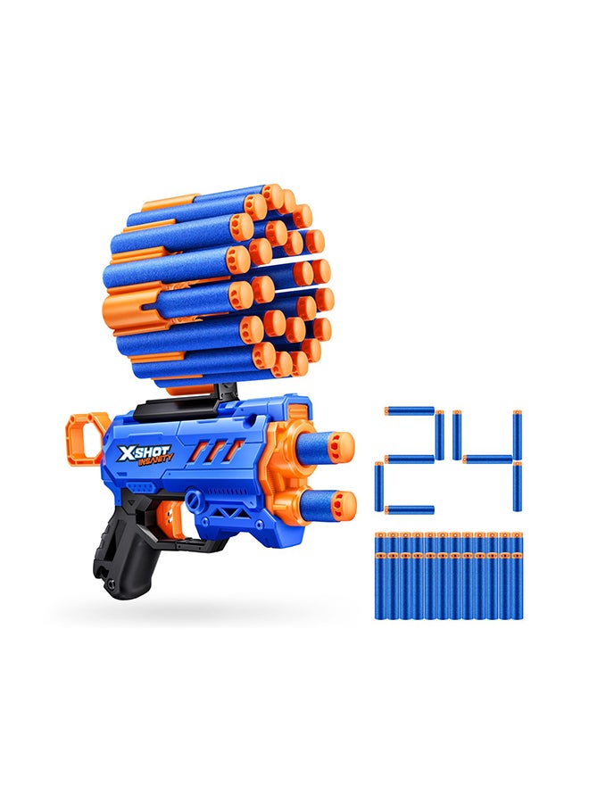 X-Shot بلاستر ميكرو إكس شوت إنسانتي مع 24 سهم - Image 2