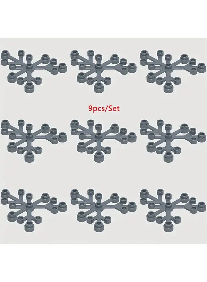 20Pcs Dark Gray Bough DIY Mini Building Blocks Forest Garden Scene Christmas Gift - Image 1