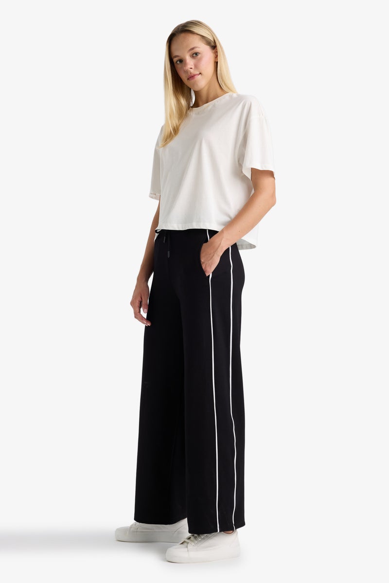 ديفاكتو بنطلون سويت بانتس قصة مستقيمة برجل عادية - Image 1