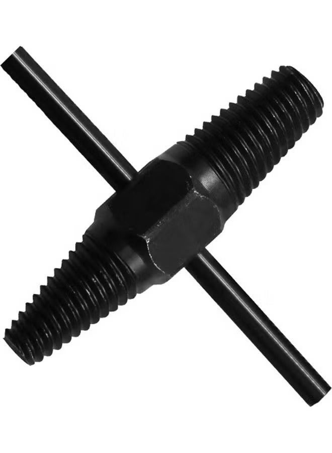 Durable Hand Operated Pipe Wrench For Plumbing 350Mm With Screw Extractor 1/2" + 3/4" Dual Use Double Head Pipe Broken Screw (Plumbing tools set) - Image 3