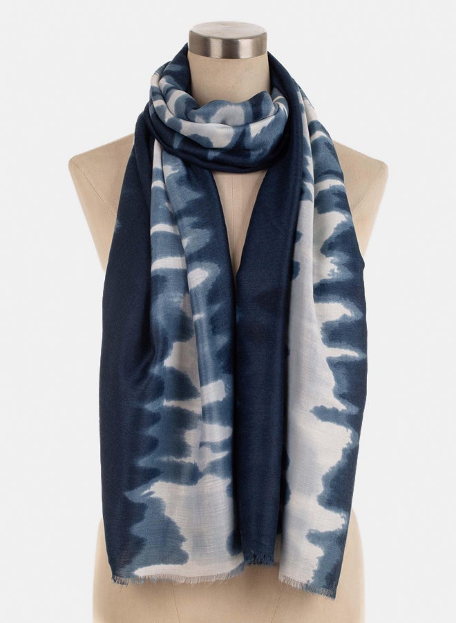 Premoda Women's Scarf Blue (90x180cm) - Image 1
