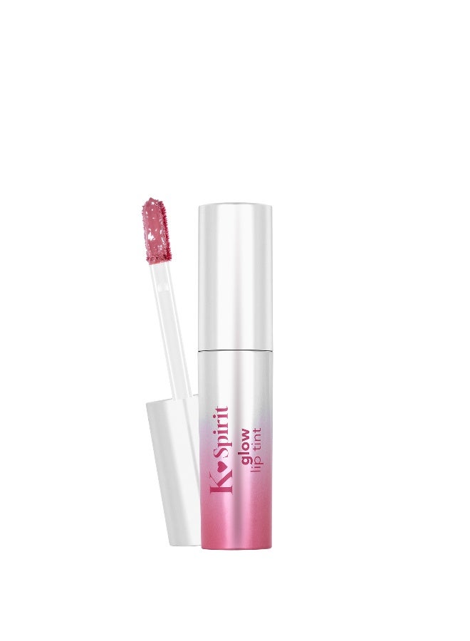 flormar K-Spirit Glow Lip Tint – 005 Cherry Noir – Lightweight Glow Tint, Comfortable Wear, Soft Glossy Finish 005 Cherry Noir - Image 1