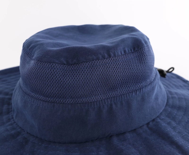Connectyle Outdoor Kids Hat Summer Beach Hat for Boys Girls UPF 50+ Sun Hat for Kids Fishing Hiking Hat Beach Hat Deep Blue - Image 2