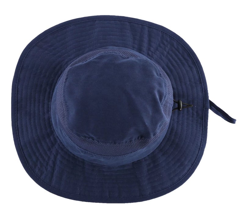 Connectyle Outdoor Kids Hat Summer Beach Hat for Boys Girls UPF 50+ Sun Hat for Kids Fishing Hiking Hat Beach Hat Deep Blue - Image 4