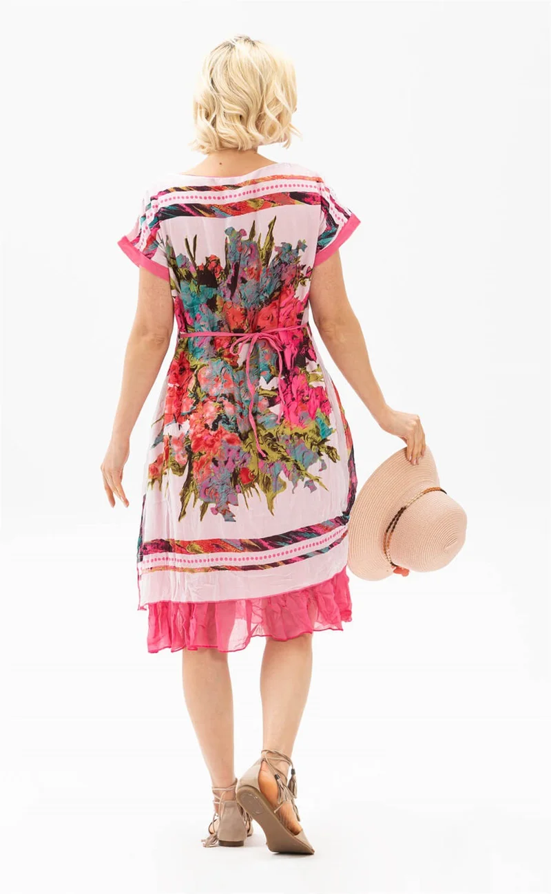 اليش شيل بيزي Floral Print Dress