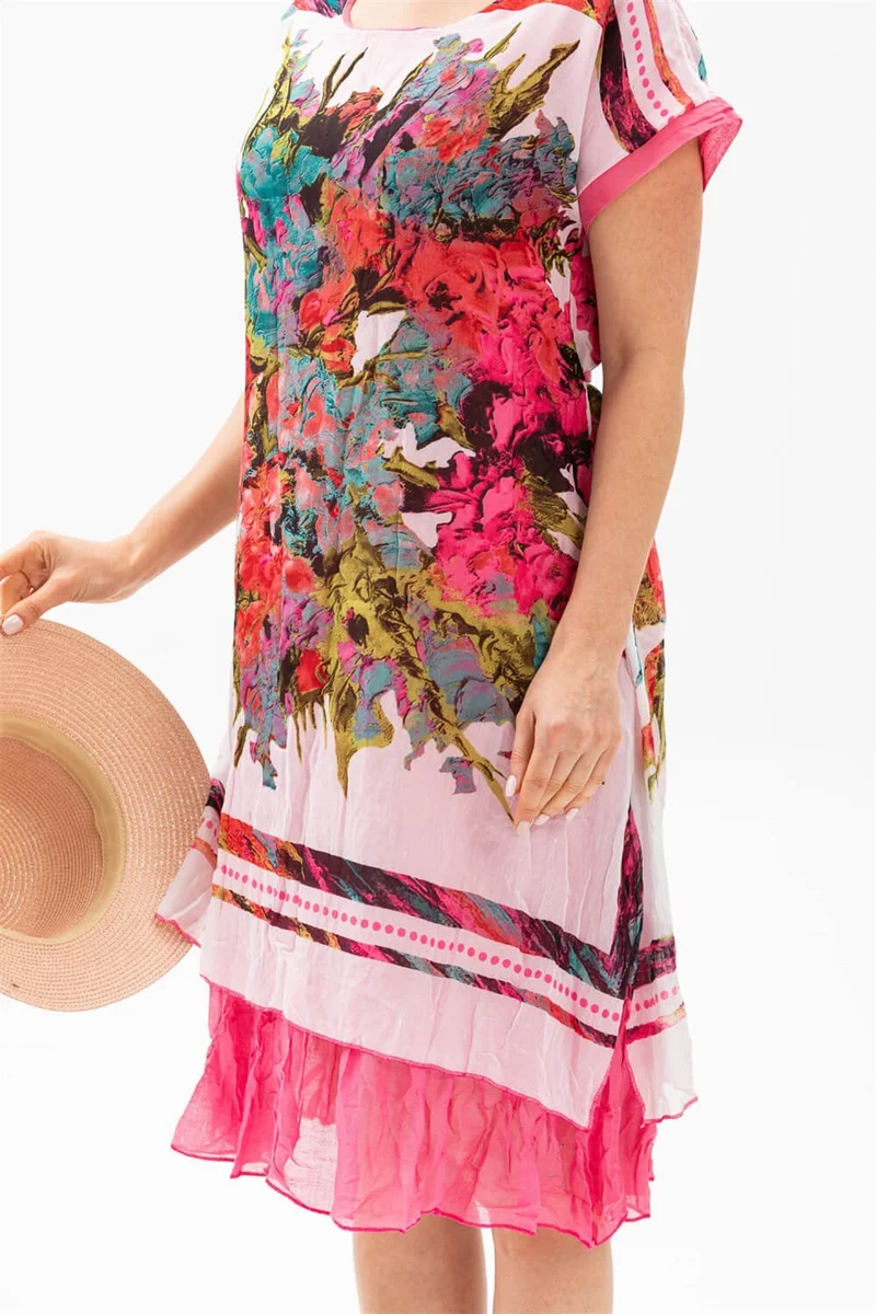 اليش شيل بيزي Floral Print Dress