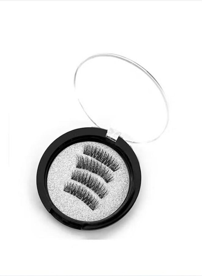 4 قطع من الرموش الصناعية المغناطيسية