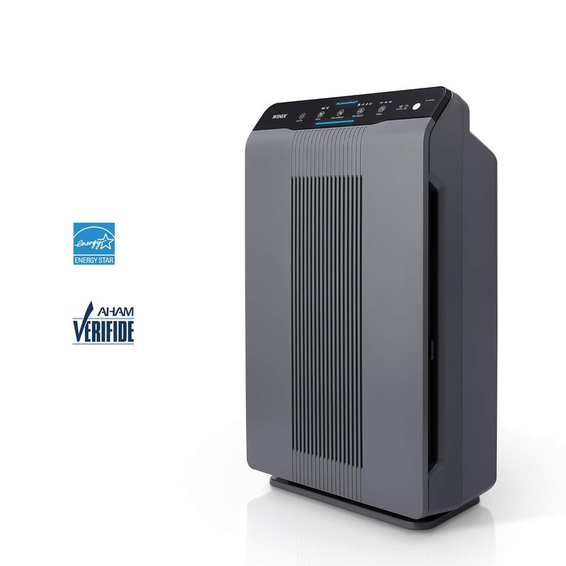 Winix Premium 4 Stage Air PurifierKills VirusBacteria Only Guaranteed Tripple Certified Uk AllergyEcarf Cadr 390M3Aham 360Sqft Upto 1065 Sqft2 Year WarrantyKorean Brand 53002Gray