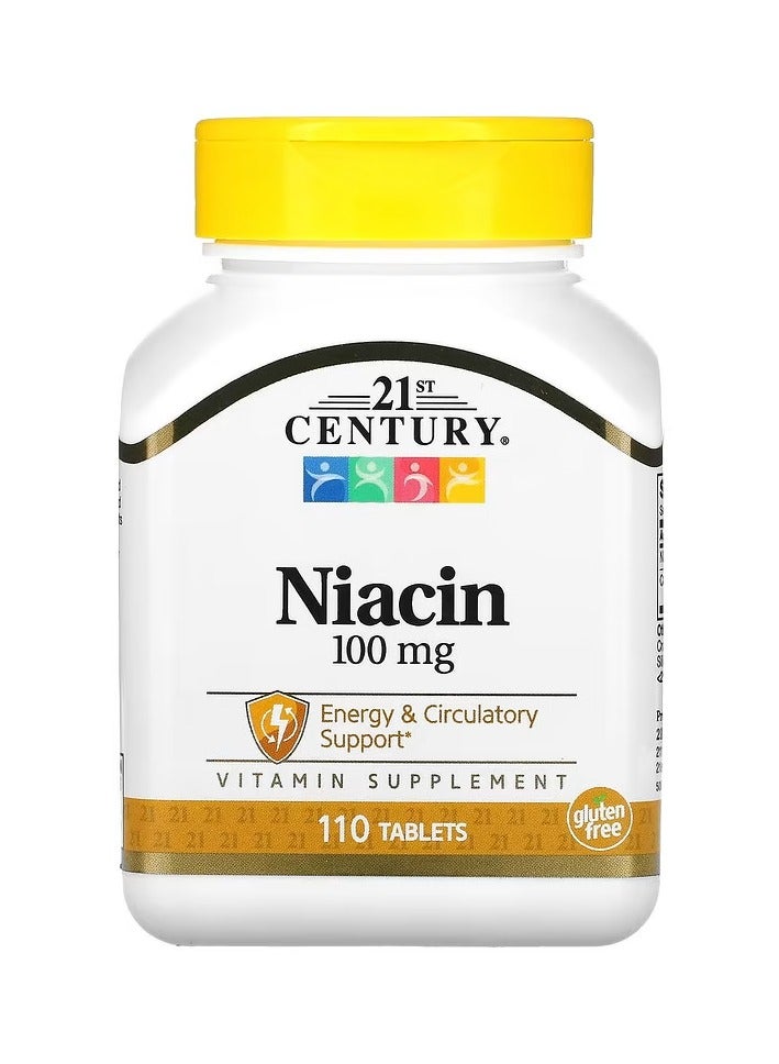 21st Century Niacin 100 mg 110 Tablets - Image 1