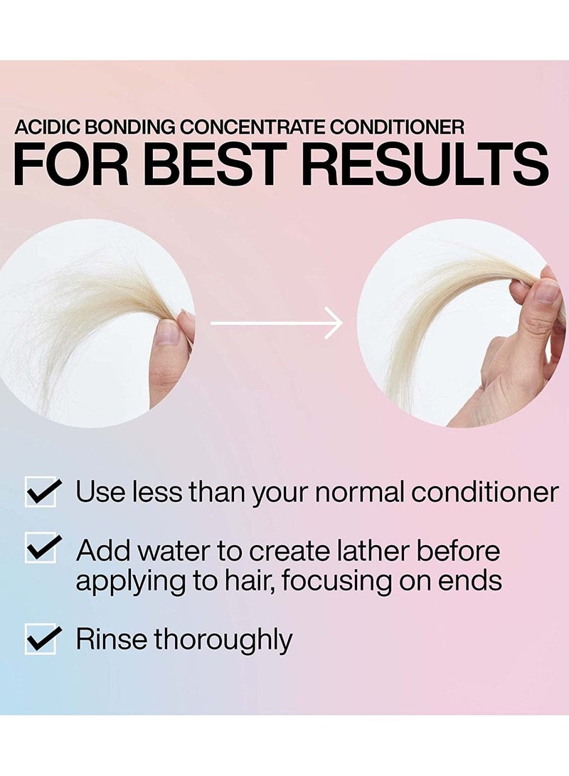 Redken Bonding Conditioner for Damaged Hair Repair | Acidic Bonding Concentrate For All Hair Types - Image 4