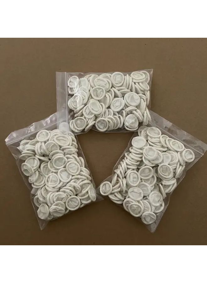 Silicone Finger Covers 50 Pack Durable Reusable Protectors For Beauty Tattoo Embroidery Electronics Repair - Image 2