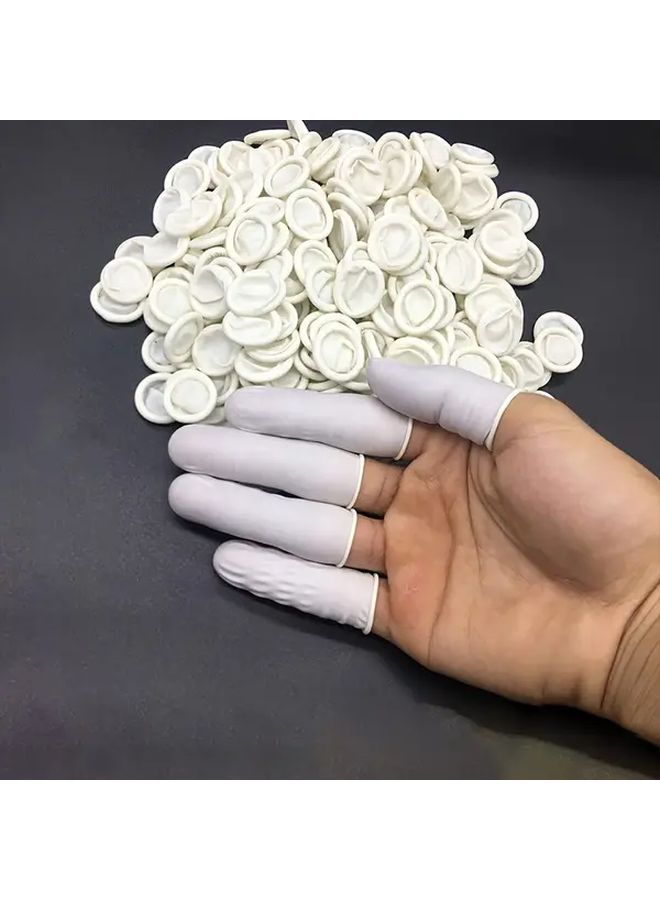Silicone Finger Covers 50 Pack Durable Reusable Protectors For Beauty Tattoo Embroidery Electronics Repair - Image 1