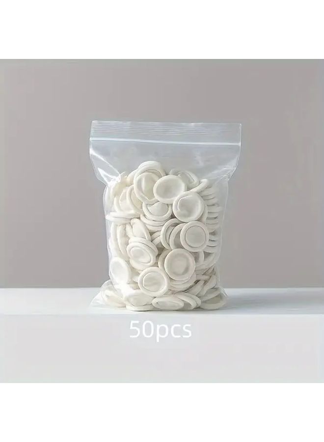 Silicone Finger Covers 50 Pack Durable Reusable Protectors For Beauty Tattoo Embroidery Electronics Repair - Image 3