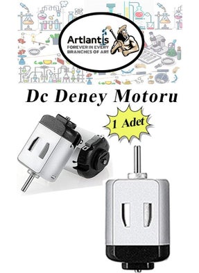 Artlantis Experiment Engine 3 Volt 1 Piece 3V - 6 V DC High Speed ​​Dynamo Engine School Hobby Mini Engine Works with 2 Batteries  - Image 1