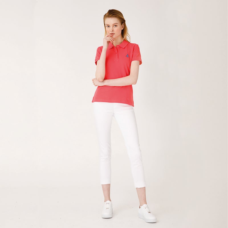 أنيموس النورس تي شيرت نسائي بياقة بولو - Image 5